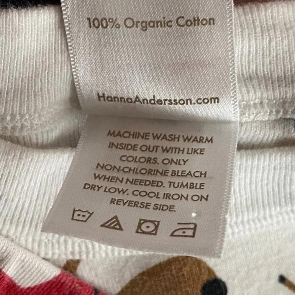 Hanna Andersson Christmas Holiday Pajama Sets Mismatched Lot‎ of 3 Kids Size 10